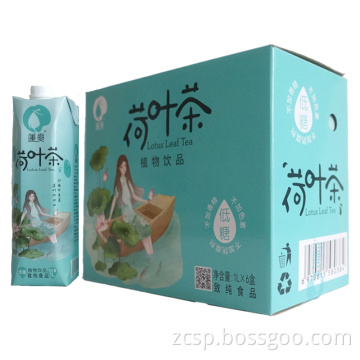 Lotus leaf tea drink